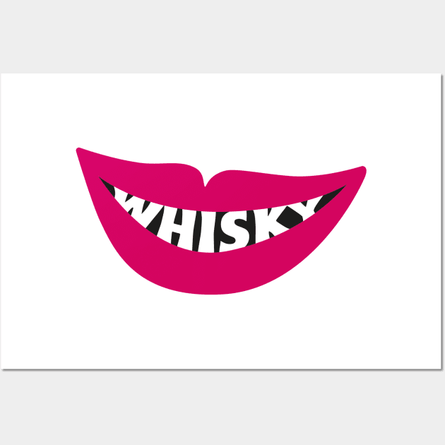 Whisky Smile Wall Art by CrisMargain